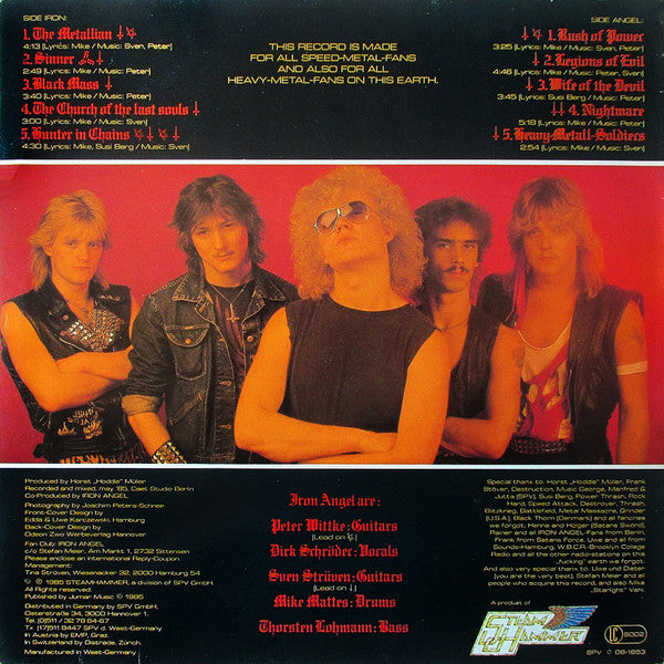 Iron Angel : Hellish Crossfire (LP, Album)