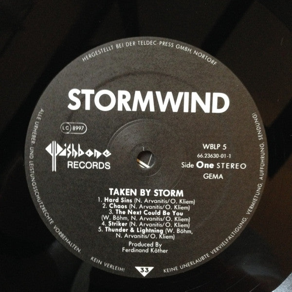 Stormwind : Taken By Storm (LP, Album)