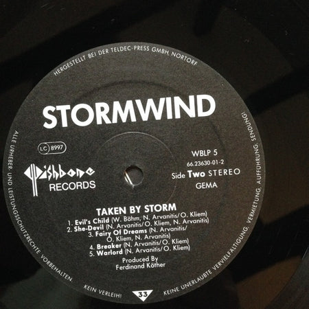 Stormwind : Taken By Storm (LP, Album)