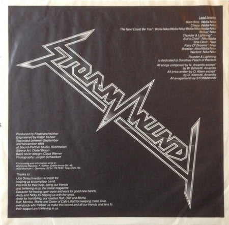 Stormwind : Taken By Storm (LP, Album)