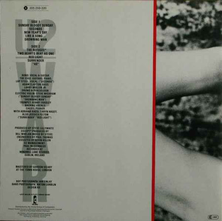 U2 War (LP) (Near Mint (NM Or M ))