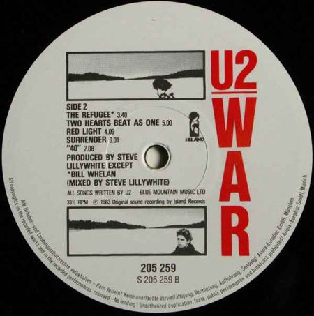 U2 War (LP) (Near Mint (NM Or M ))