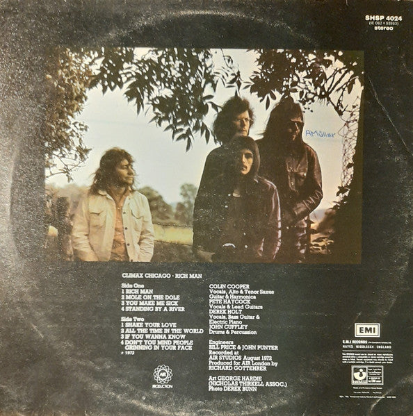 Climax Blues Band : Rich Man (LP, Album)