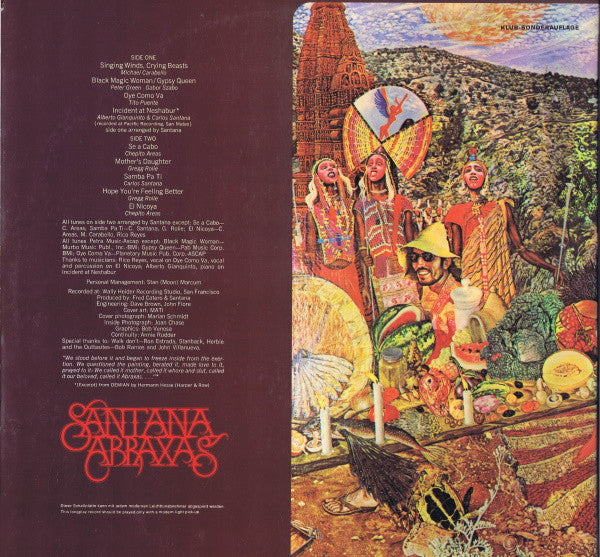 Santana : Abraxas (LP, Album, Club, Gat)