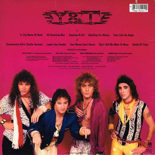 Y & T - Down For The Count (LP) (Near Mint (NM or M-))