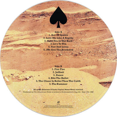 Motörhead : Ace Of Spades (LP, Album, Pic, RE)