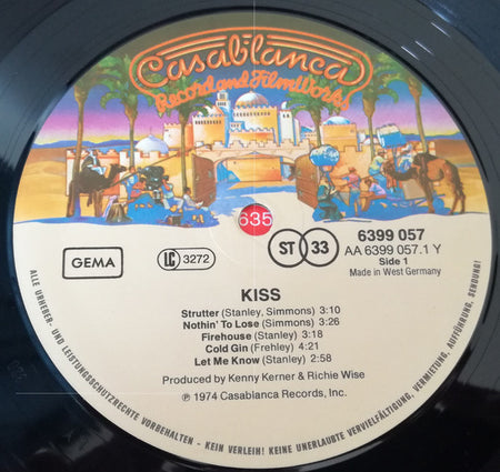 Kiss : Kiss (LP, Album, RE)