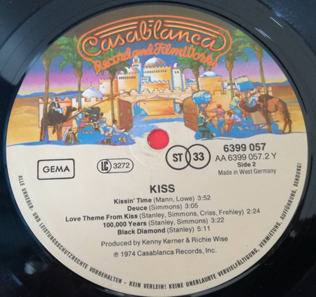 Kiss : Kiss (LP, Album, RE)