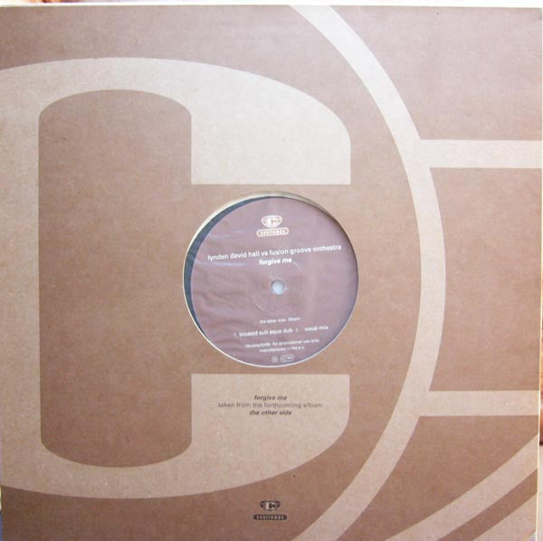 Lynden David Hall Vs Fusion Groove Orchestra : Forgive Me (12")