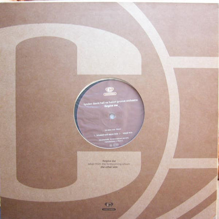Lynden David Hall Vs Fusion Groove Orchestra : Forgive Me (12")