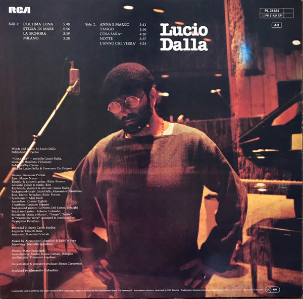 Lucio Dalla : Lucio Dalla (LP, Album)