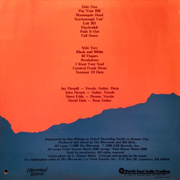 The Micronotz : 40 Fingers (LP, Album)