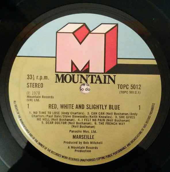 Marseille Red, White & Slightly Blue (LP) (Very Good Plus (VG+))