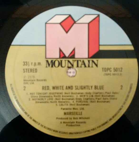 Marseille Red, White & Slightly Blue (LP) (Very Good Plus (VG+))