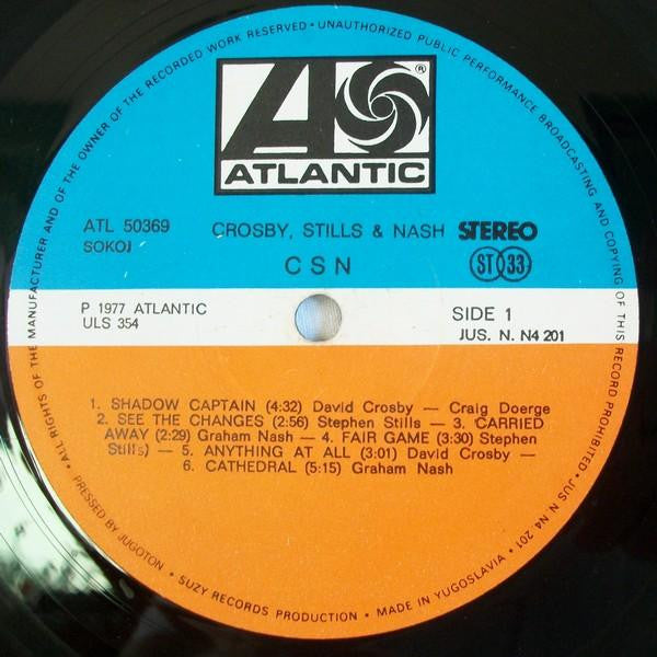 Crosby, Stills & Nash : CSN (LP, Album)