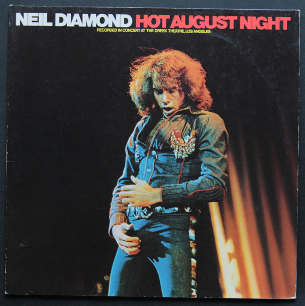 Neil Diamond : Hot August Night (2xLP, Album, RE)