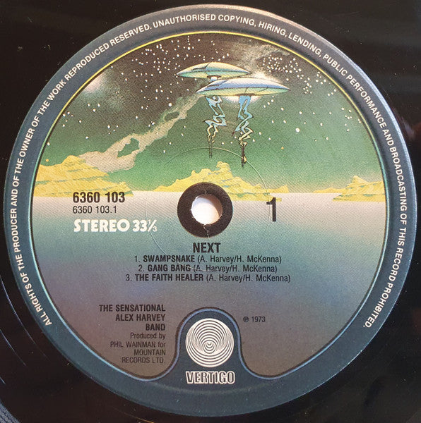 The Sensational Alex Harvey Band : Next (LP, Album)