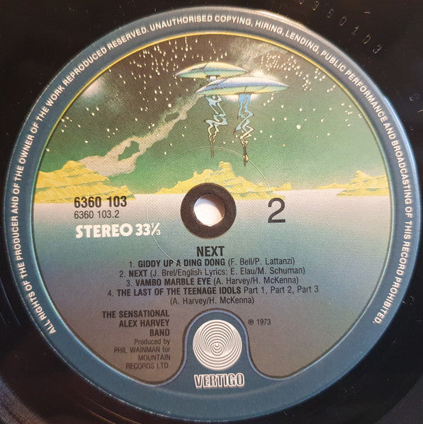 The Sensational Alex Harvey Band : Next (LP, Album)