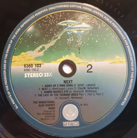 The Sensational Alex Harvey Band : Next (LP, Album)
