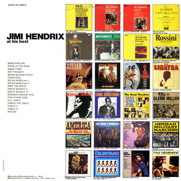 Jimi Hendrix : Jimi Hendrix At His Best (2xLP, Comp)