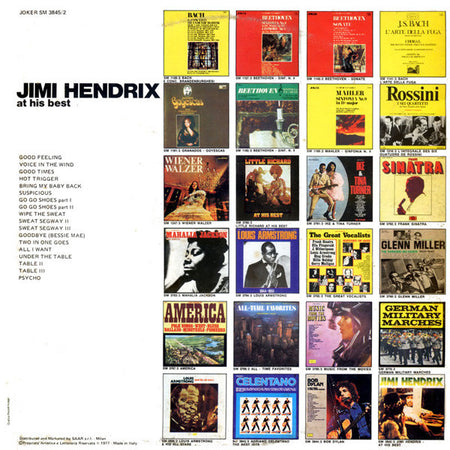Jimi Hendrix : Jimi Hendrix At His Best (2xLP, Comp)