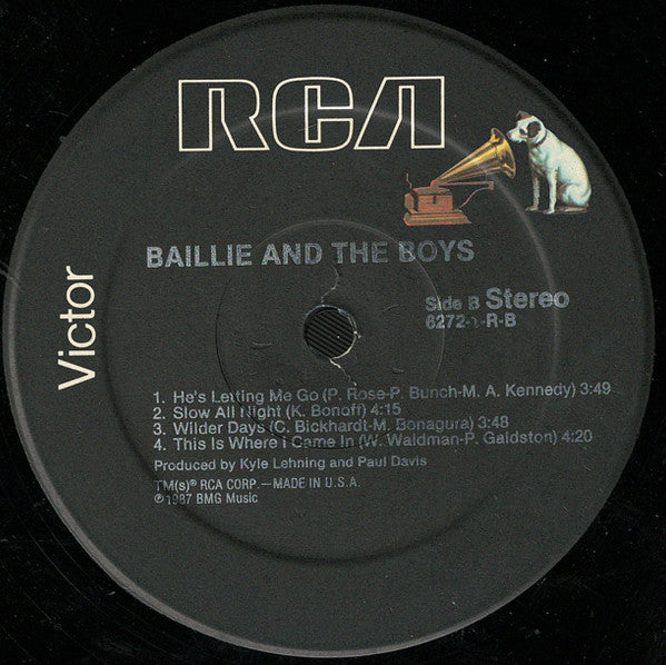 Baillie & The Boys : Baillie & The Boys (LP, Album)