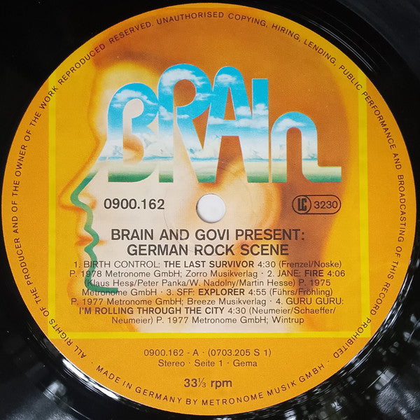 Various : German Rock Scene Vol. V (LP, Comp)