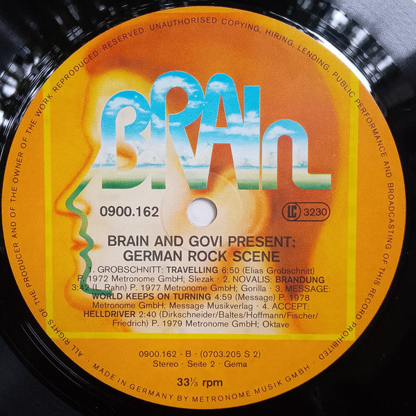 Various : German Rock Scene Vol. V (LP, Comp)