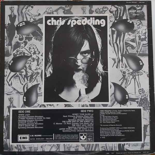 Chris Spedding - The Only Lick I Know (LP) (Near Mint (NM or M-))