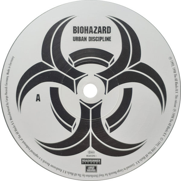 Biohazard : Urban Discipline (2xLP, Album, RE, RM, 180)