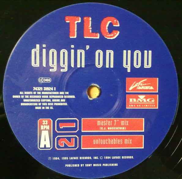 TLC Diggin' On You (12") (Near Mint (NM Or M ))