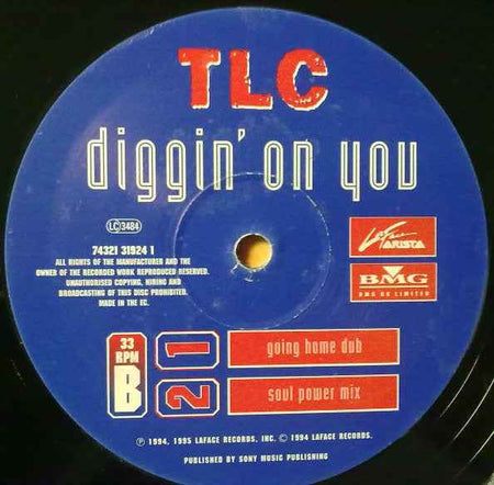 TLC Diggin' On You (12") (Near Mint (NM Or M ))
