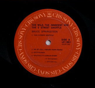 Bruce Springsteen : The Wild, The Innocent & The E Street Shuffle (LP, Album)