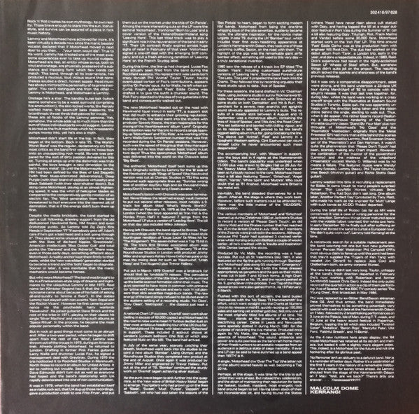 Motörhead : No Remorse (2xLP, Comp, RE)