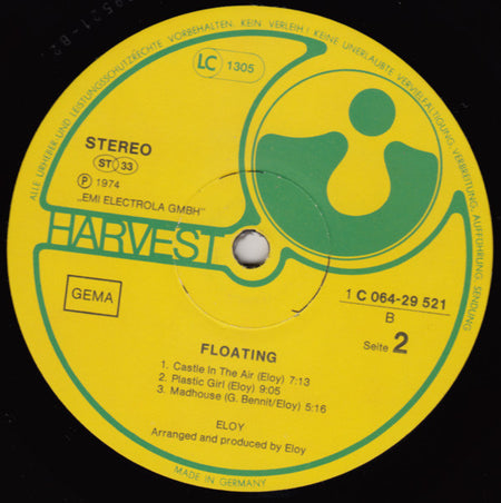 Eloy : Floating (LP, Album, RP)