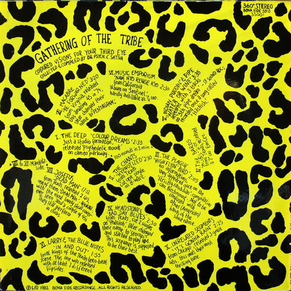Various : Gathering Of The Tribe (LP, Comp, Ltd, Unofficial, Red)