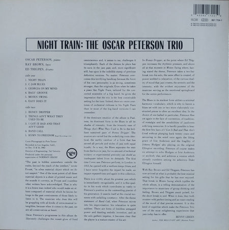 The Oscar Peterson Trio : Night Train (LP, Album, RE)