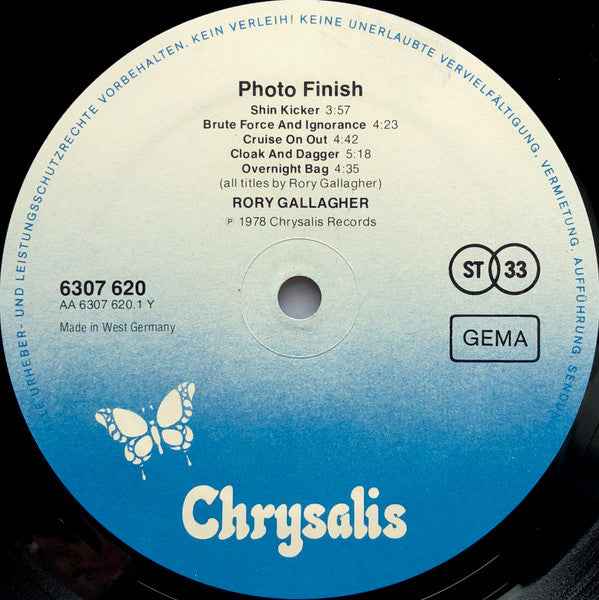 Rory Gallagher - Photo-Finish (LP) (Near Mint (NM or M-))