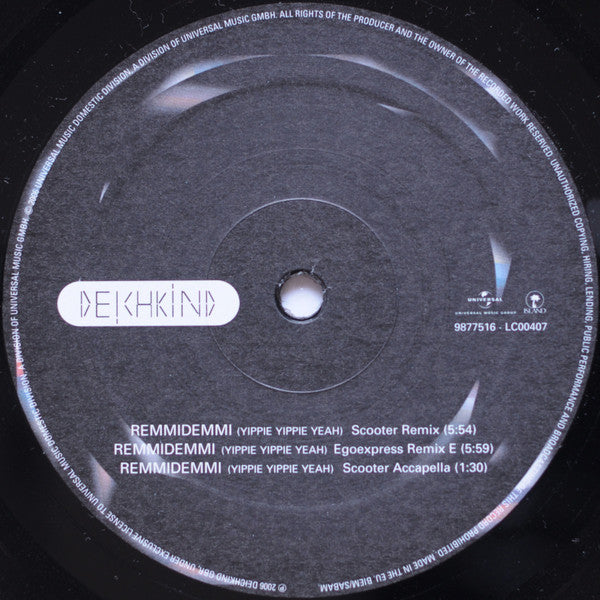 Deichkind : Remmi Demmi (Yippie Yippie Yeah) (12")