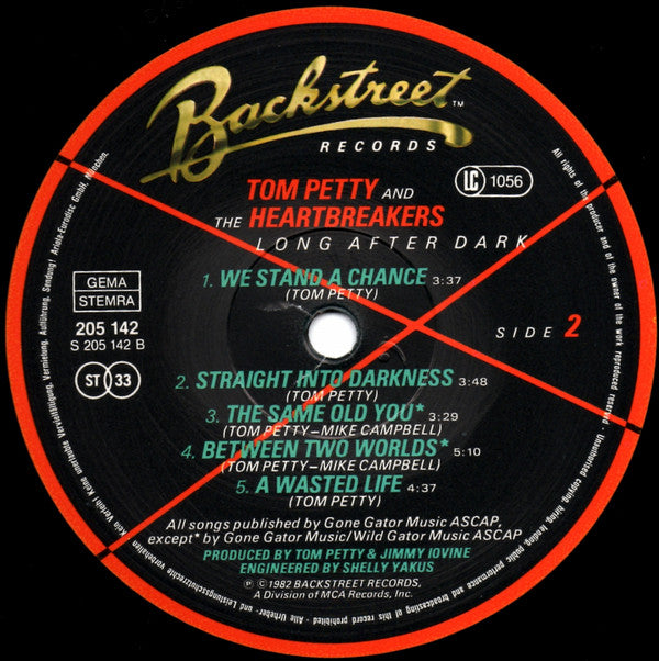 Tom Petty And The Heartbreakers : Long After Dark (LP, Album)