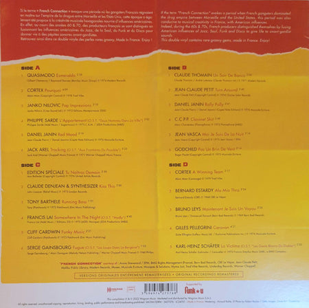Various : French Connection: Rare Funk, Soul, Jazz From 60's & 70's Made In France (2xLP, Comp)