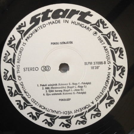Pokolgép : Pokoli Színjáték (LP, Album)