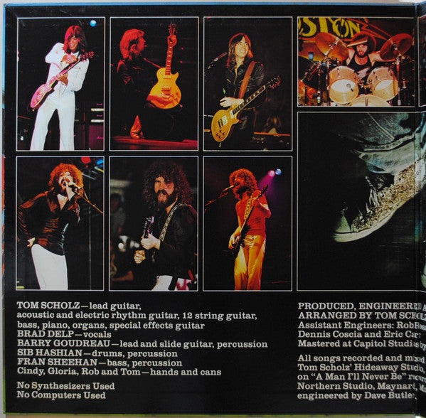 Boston : Don't Look Back (LP, Album, Gat)