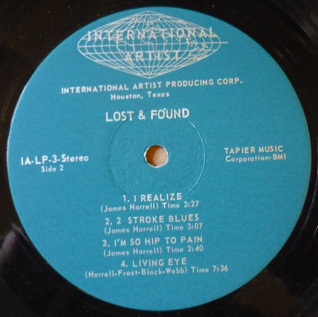 Lost And Found : Forever Lasting Plastic Words (LP, Album)