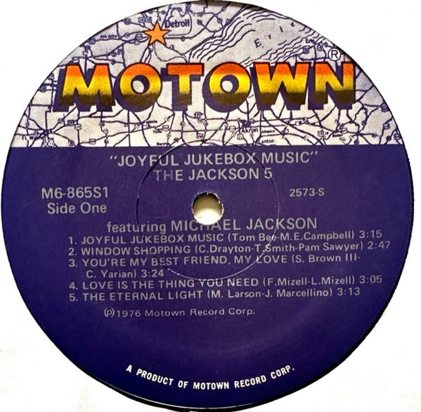 The Jackson 5 : Joyful Jukebox Music (LP, Album, Mon)