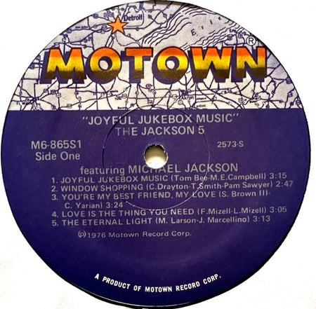 The Jackson 5 : Joyful Jukebox Music (LP, Album, Mon)