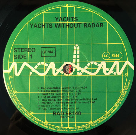 Yachts : Without Radar (LP, Album)