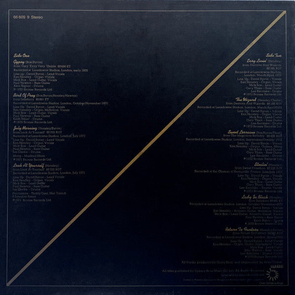 Uriah Heep : The Best Of... (LP, Comp, Club, RE, S/Edition)