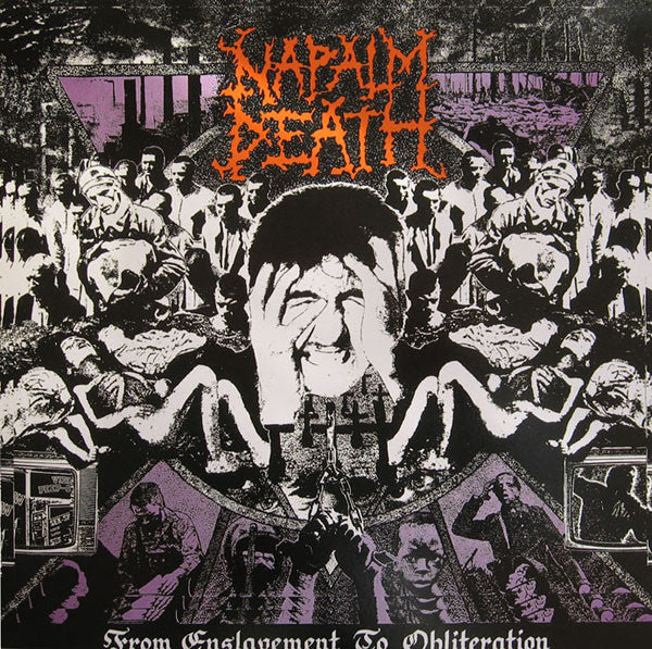 Napalm Death : From Enslavement To Obliteration (LP, Album, RE)