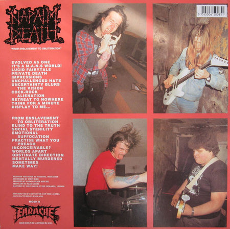 Napalm Death : From Enslavement To Obliteration (LP, Album, RE)